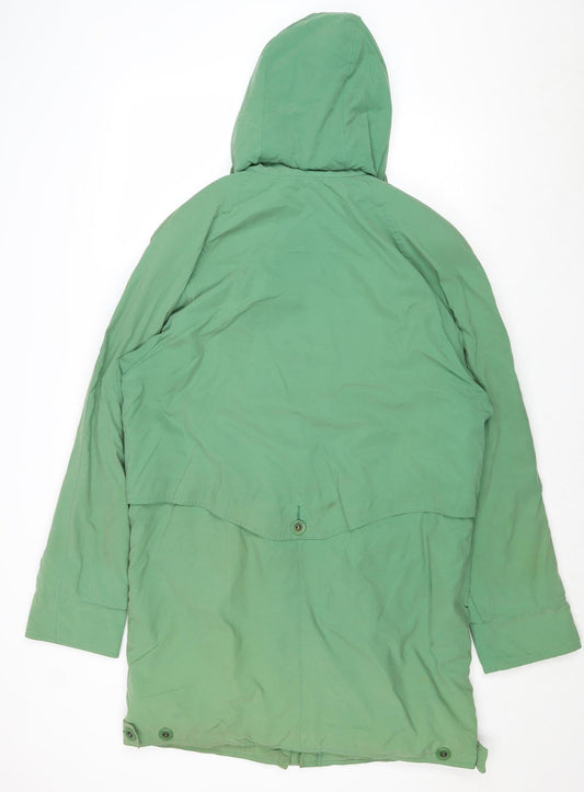 Klass Womens Green Jacket Size S Zip