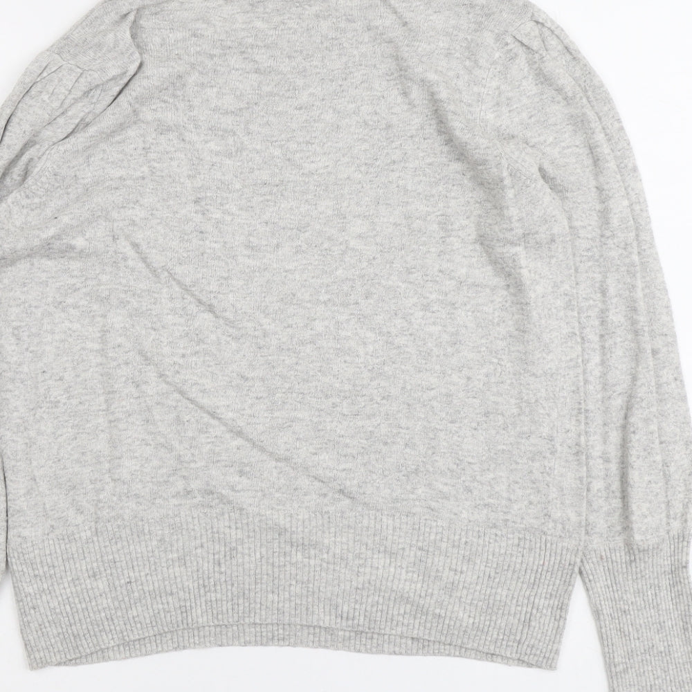 Womens UK Size 14 Marks and Spencer Grey Pullover Jumper