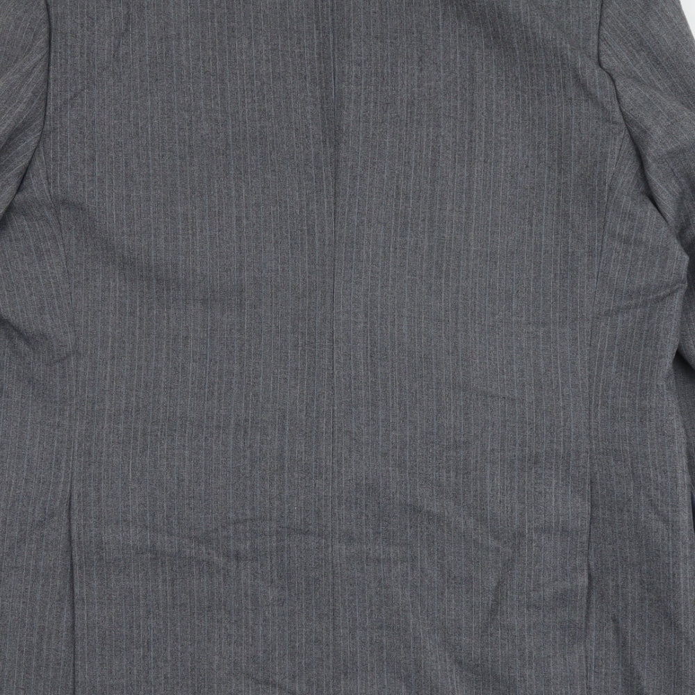 Mens UK Size L C&A Regular Grey Suit Jacket