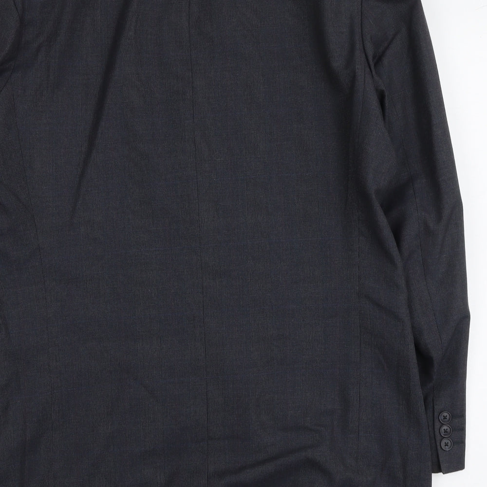 Mens UK Size L Marks and Spencer Regular Blue Suit Jacket