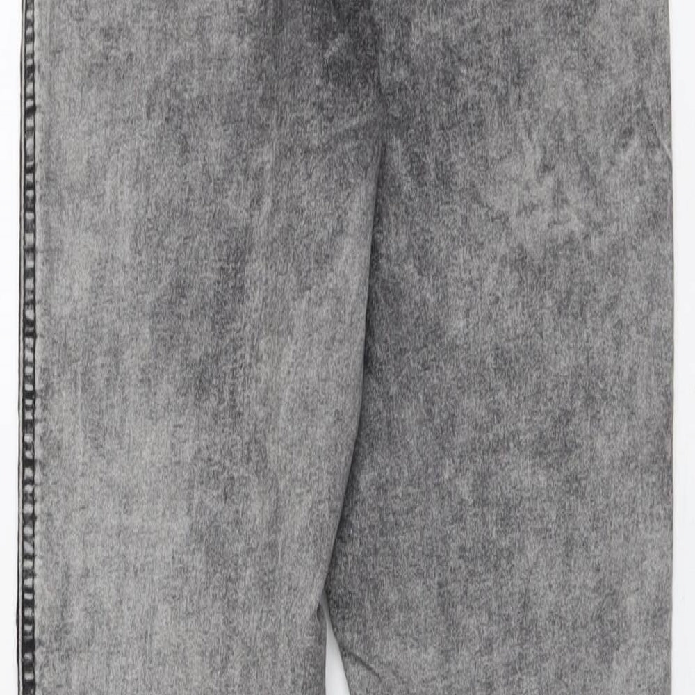 ASOS Womens Grey Cotton Jegging Jeans Size 30 in L32 in Regular Button