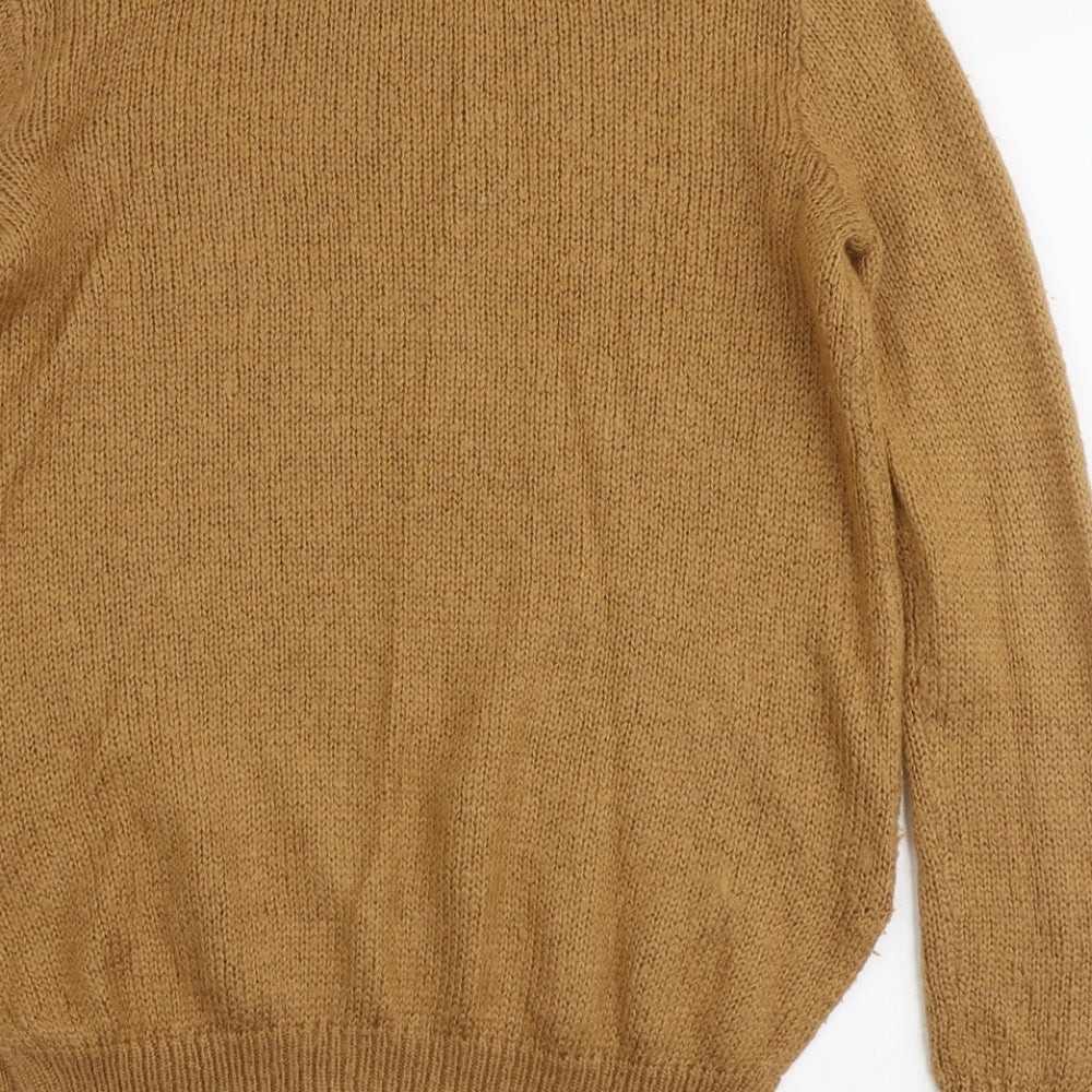 Womens UK Size S H&M Brown Pullover Jumper
