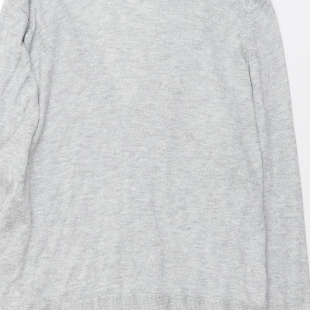 Womens UK Size 14 Marks and Spencer Grey Cardigan Jumper