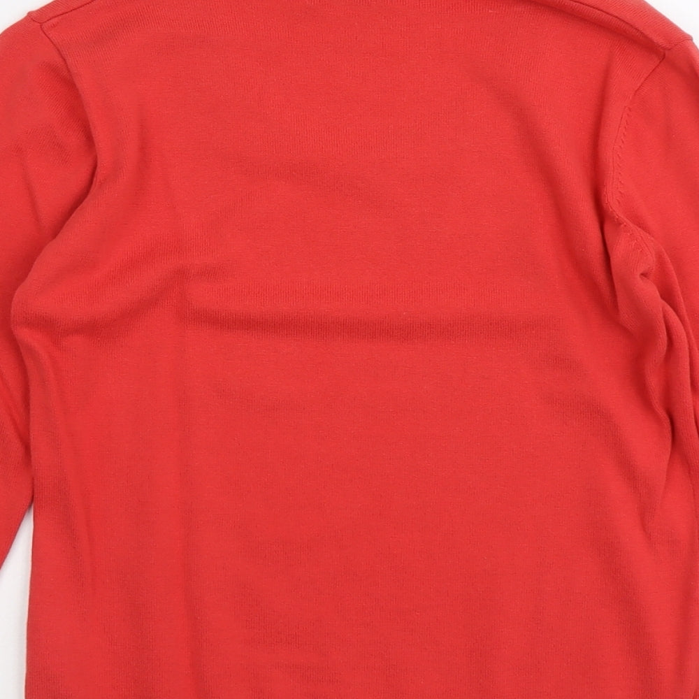 Womens UK Size 14 Editions Red Pullover Jumper