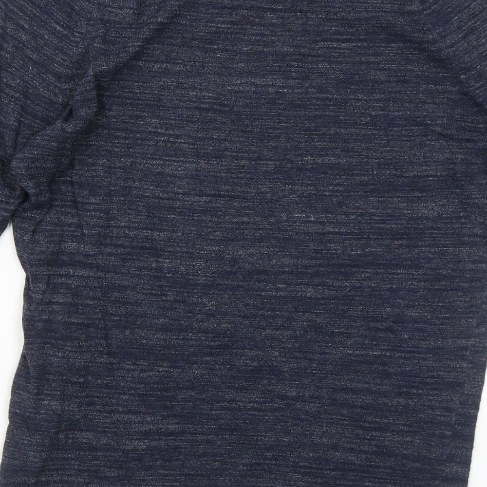 Womens UK Size XS Bershka Blue Pullover Jumper