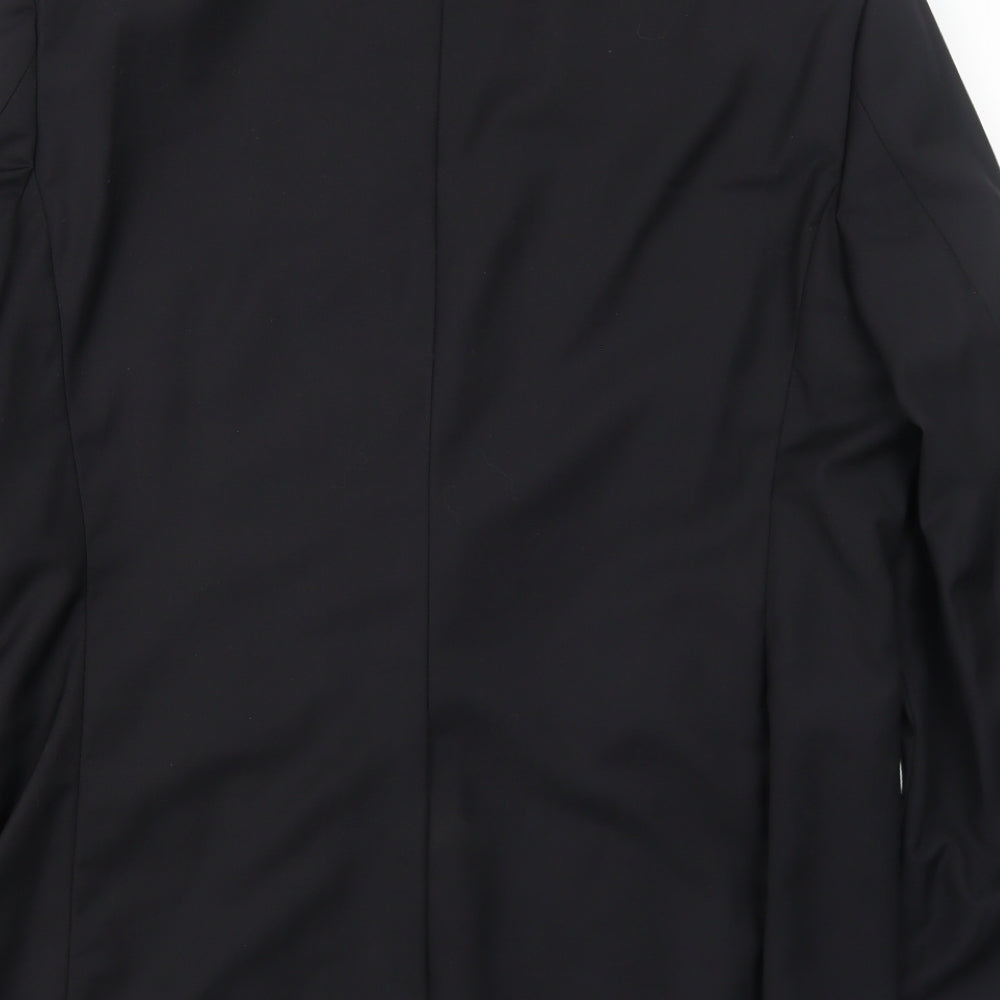 Mens UK Size 40 Goodsouls Regular Black Suit Jacket