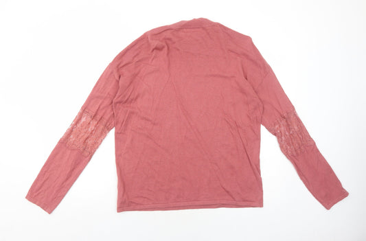 Womens UK Size 16 NEXT Pink Pullover Jumper