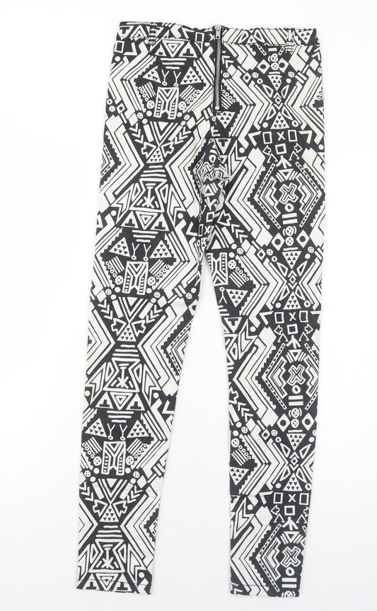 Womens UK Size 10 H&M Regular Fit Skinny Black Jeans