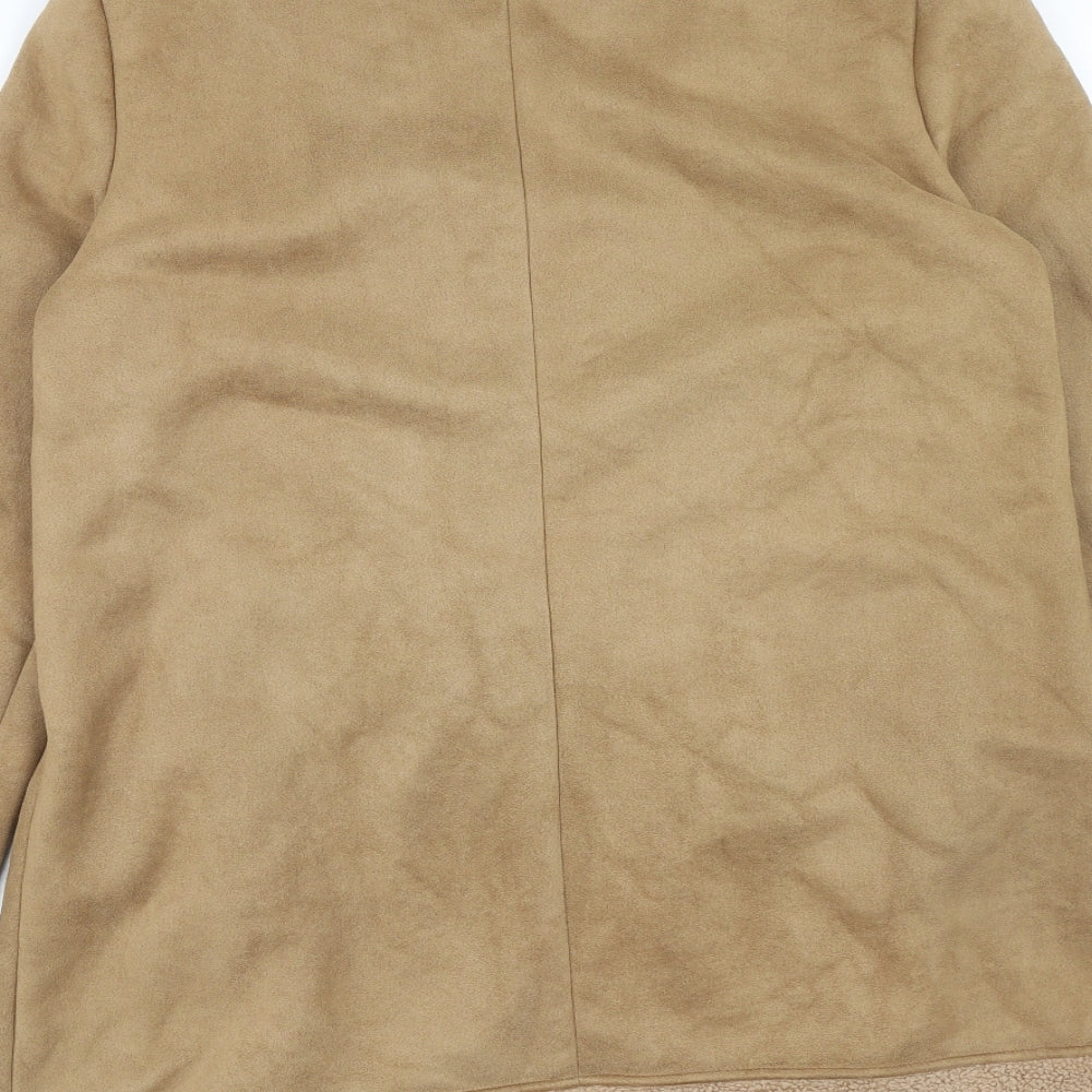 Womens UK Size 10 In the Style Brown Overcoat