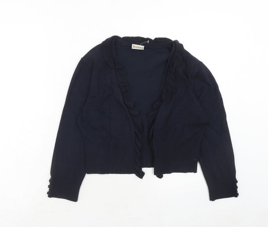 Womens UK Size S Roman Blue Cardigan Jumper