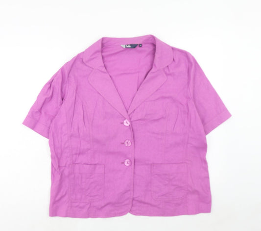 Womens UK Size 22 EWM Purple Jacket
