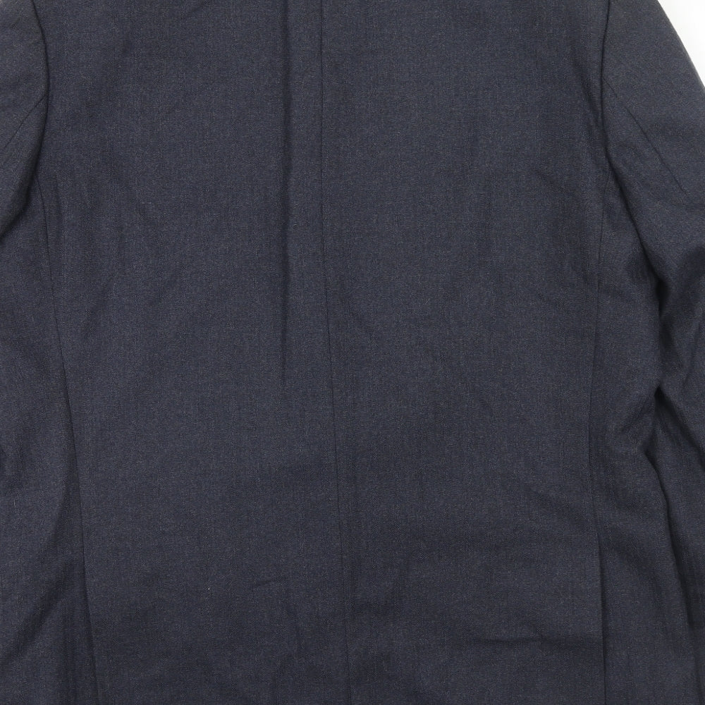 Mens UK Size 42 BHS Regular Blue Suit Jacket