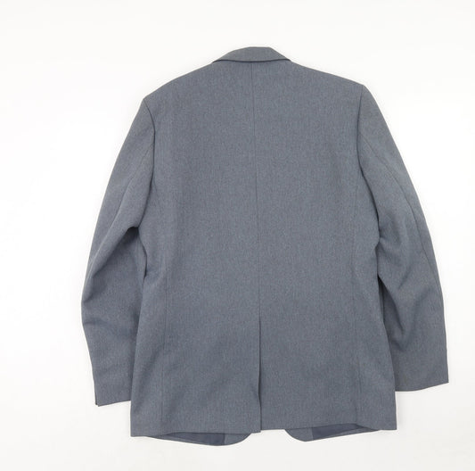 Mens UK Size 40 Greenwoods Regular Blue Suit Jacket