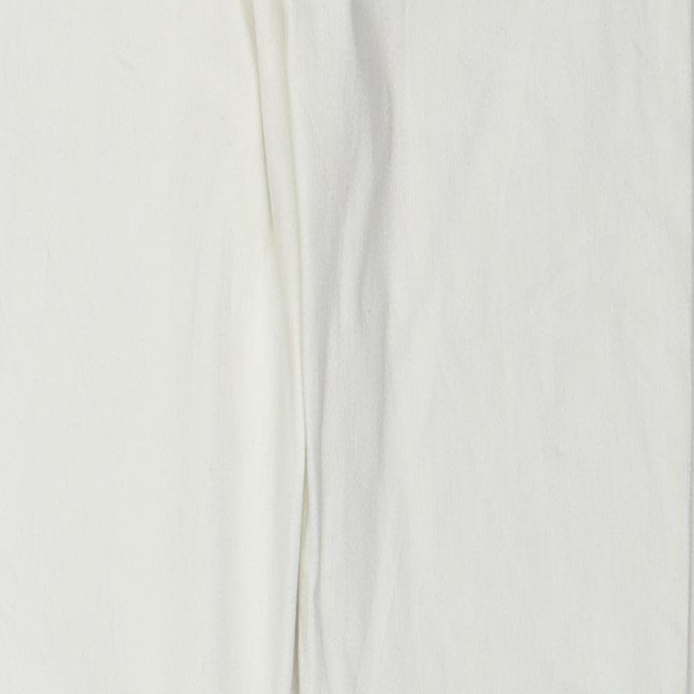 Gap Womens White Cotton Skinny Jeans Size 24 in Regular Zip