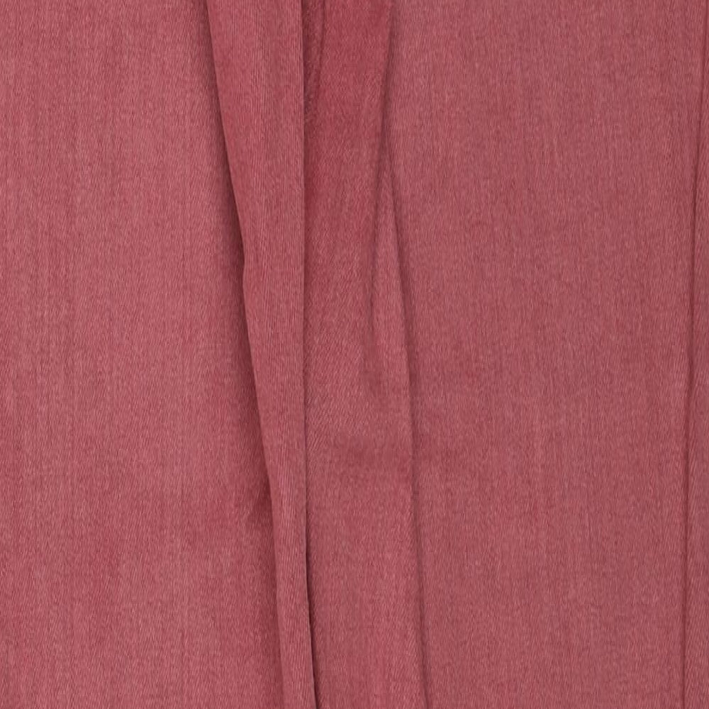 EDC Womens Pink Cotton Straight Jeans Size 12 Regular Zip