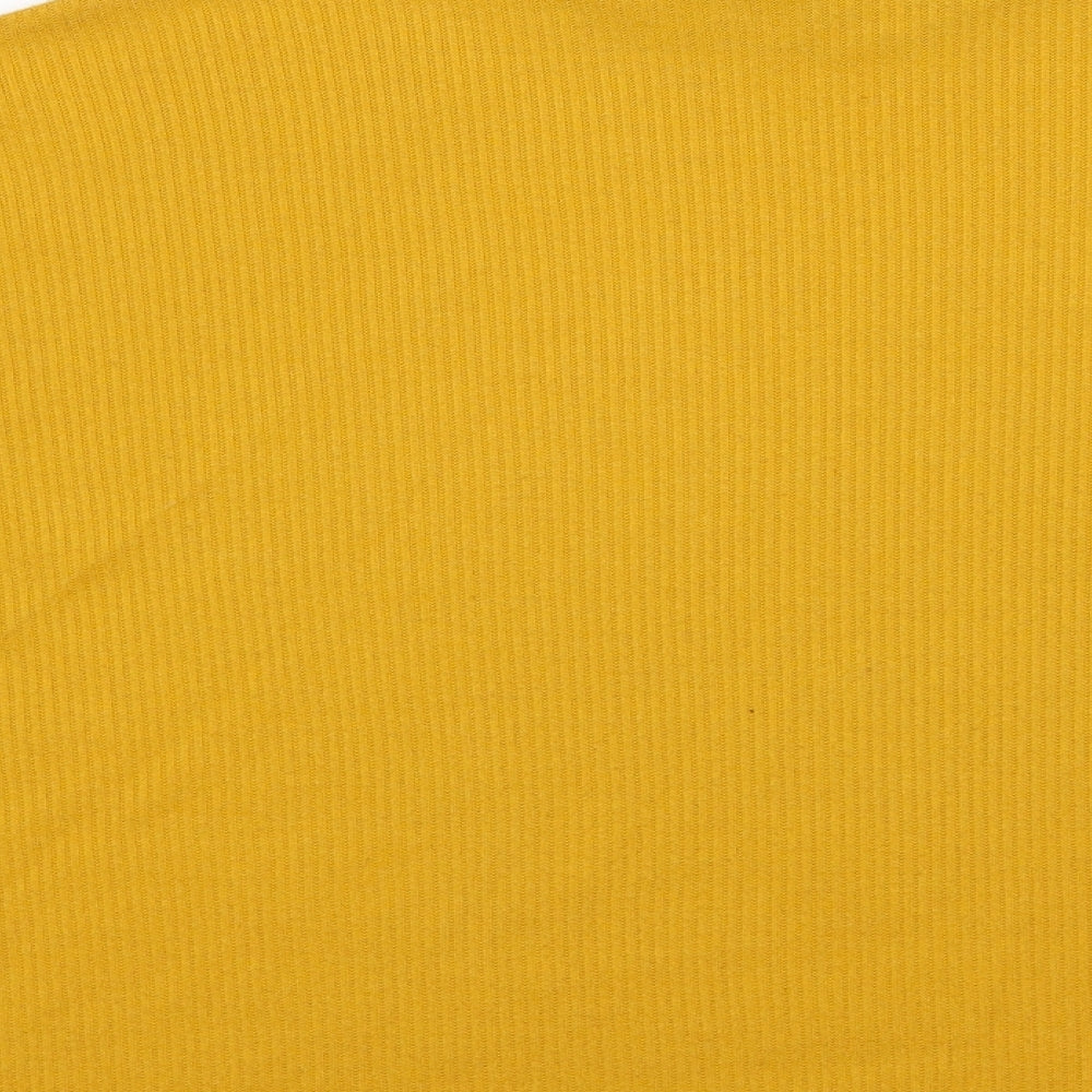 Womens UK Size S Divided by H&M Yellow Pullover Jumper