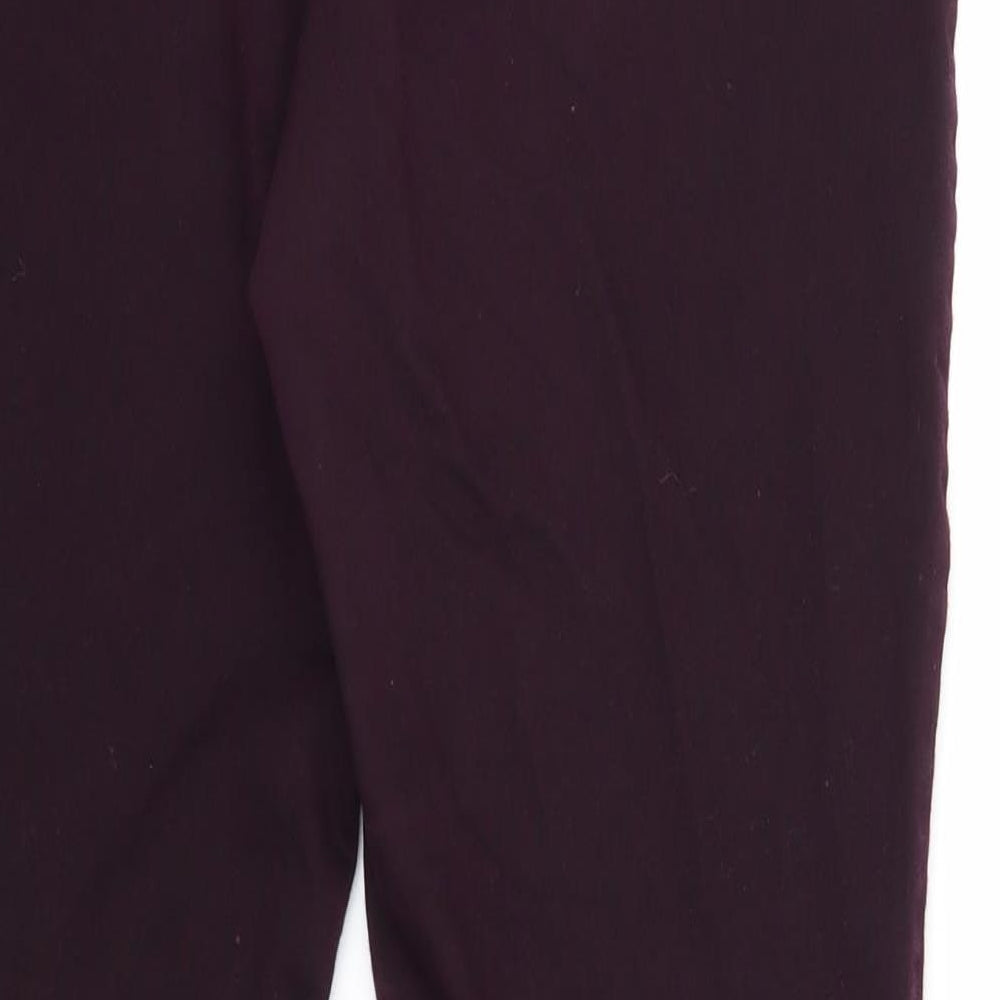 Dex Womens Purple Cotton Straight Jeans Size 31 in Regular Zip