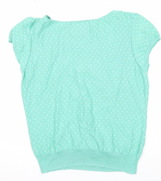 Womens UK Size 16 Debenhams Green Pullover Jumper