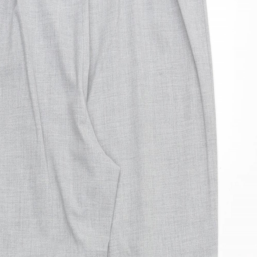 Womens UK Size 18 Marks and Spencer Regular Fit Carrot Grey Trousers