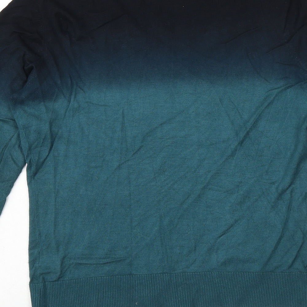 Womens UK Size S Planet Green Pullover Jumper