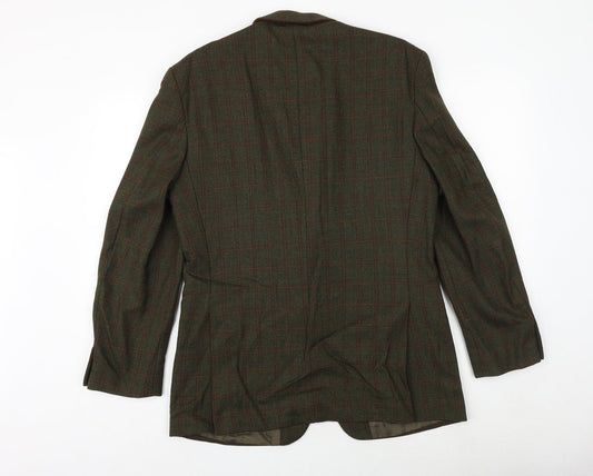 Mens UK Size 38 SCOTT Regular Green Suit Jacket
