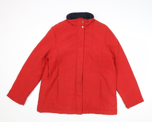 Womens UK Size 16 EWM Red Jacket
