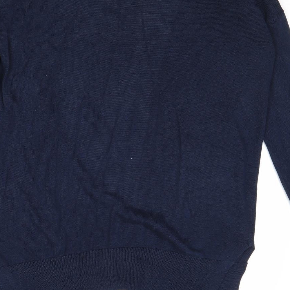 Womens UK Size XS Marks and Spencer Blue Cardigan Jumper