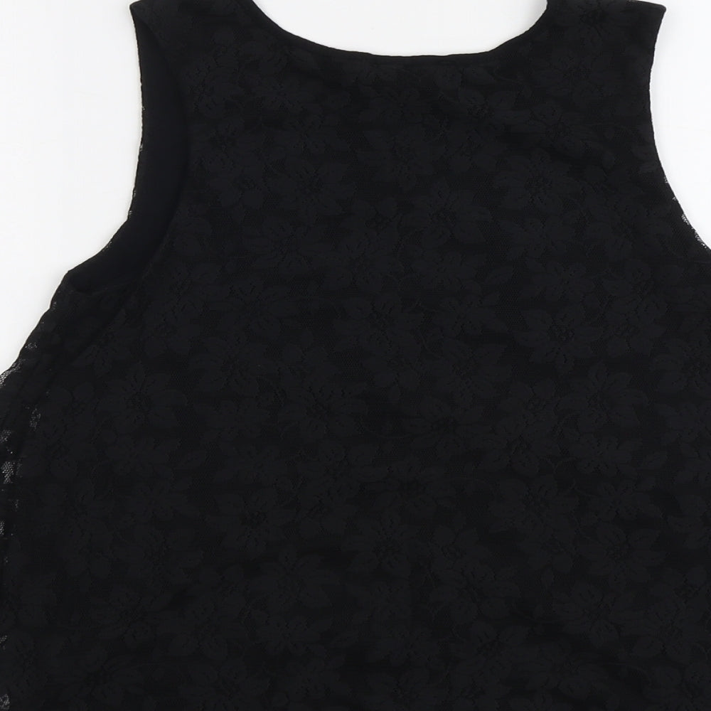 Womens UK Size 12 Select Black Basic Tank