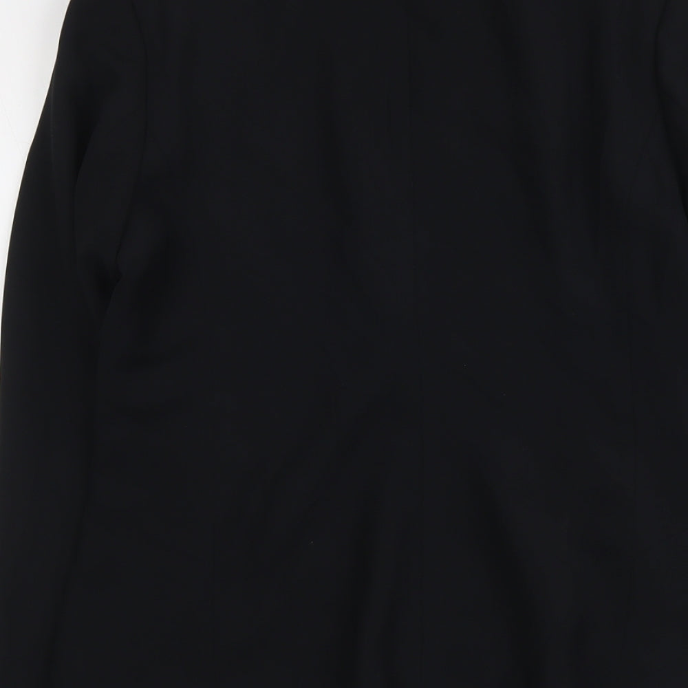 Womens UK Size 10 Essentials Regular Black Suit Jacket