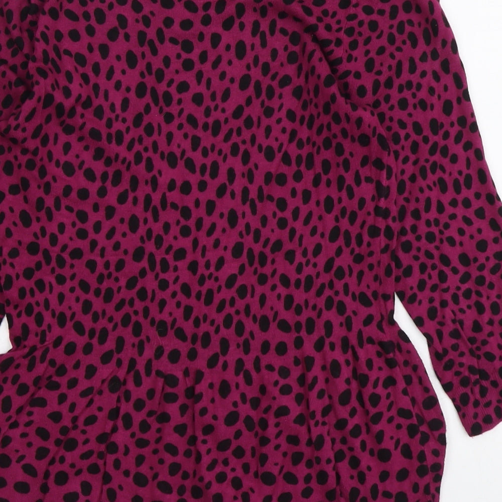 Womens UK Size 10 South Purple Pullover Jumper