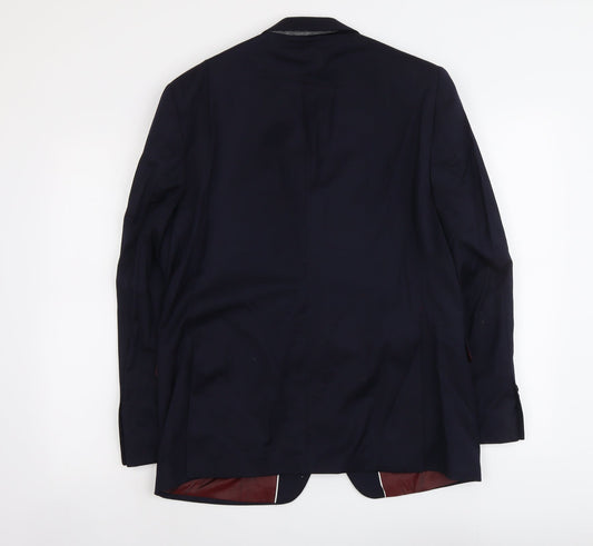 Mens UK Size M John Lewis Regular Blue Suit Jacket