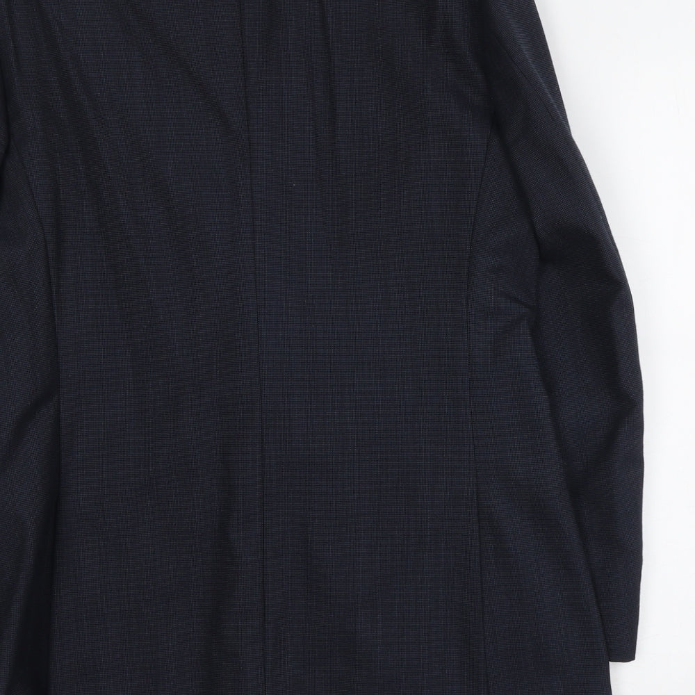 Charlie Allen Mens Blue Wool Jacket Suit Jacket Size M Regular