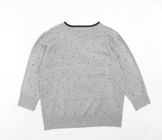 Womens UK Size XL Ann Marie Grey Pullover Jumper