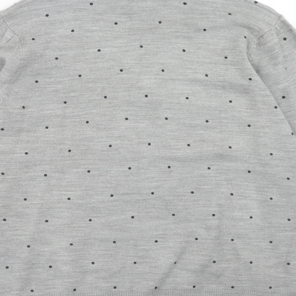 Womens UK Size XL Ann Marie Grey Pullover Jumper
