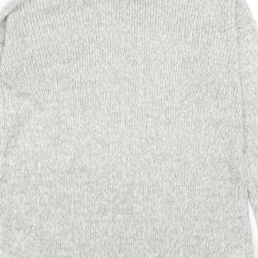 Womens UK Size M New Look Grey Pullover Jumper