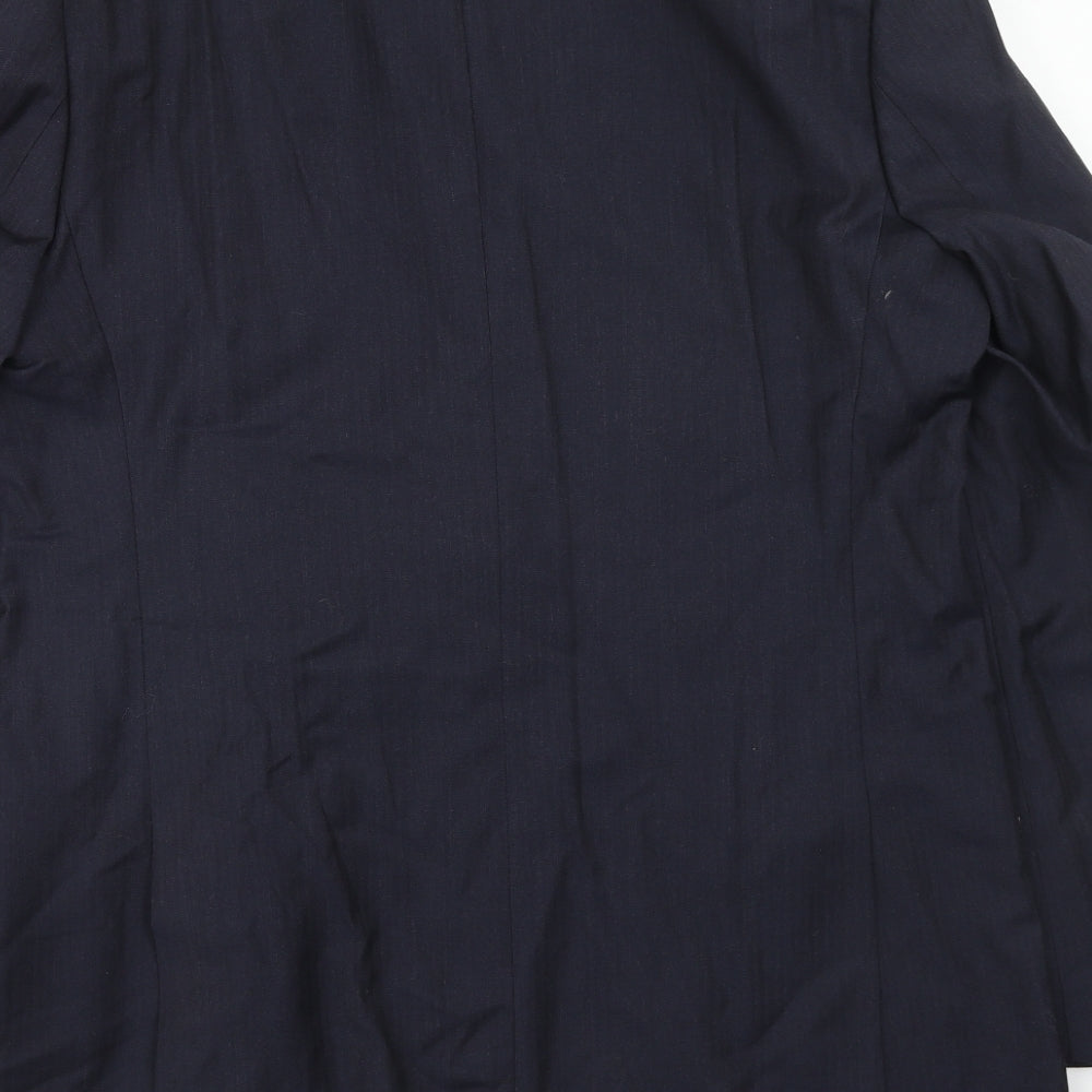 Mens UK Size 42 Marks and Spencer Regular Blue Suit Jacket