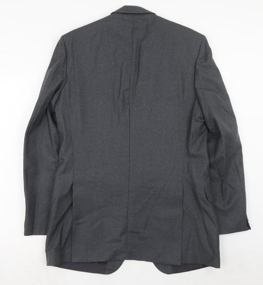 Mens UK Size 40 THE LABEL Regular Grey Suit Jacket