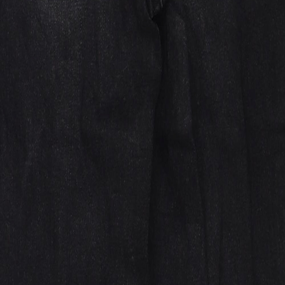 Divided by H&M Womens Black Cotton Skinny Jeans Size 10 Regular Zip