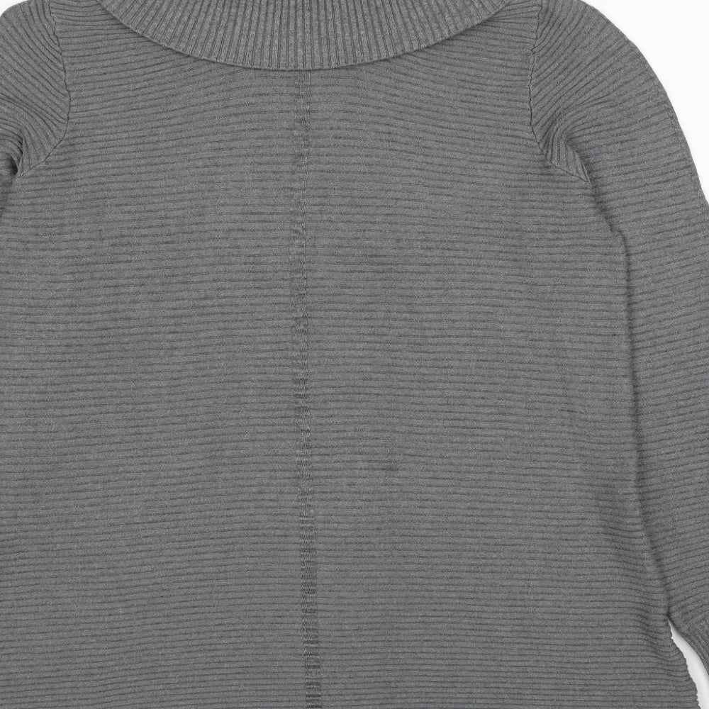 Womens UK Size L Cyrus Grey Pullover Jumper