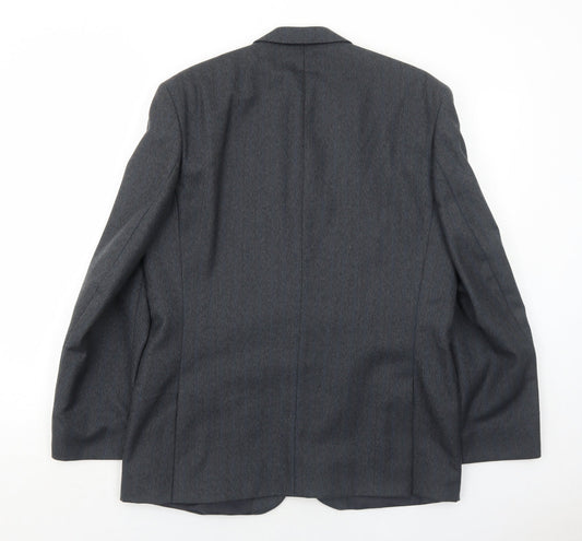 Mens UK Size 38 Greenwoods Regular Grey Suit Jacket