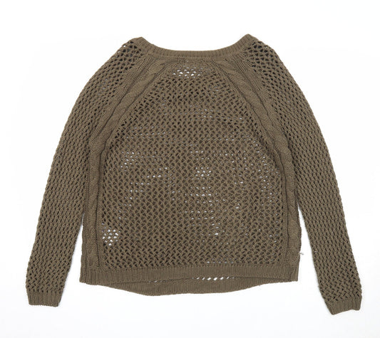Womens UK Size 10 New Look Green Pullover Jumper