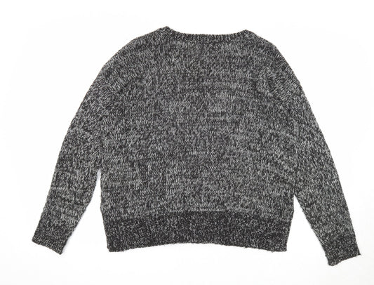 Womens UK Size S New Look Black Pullover Jumper