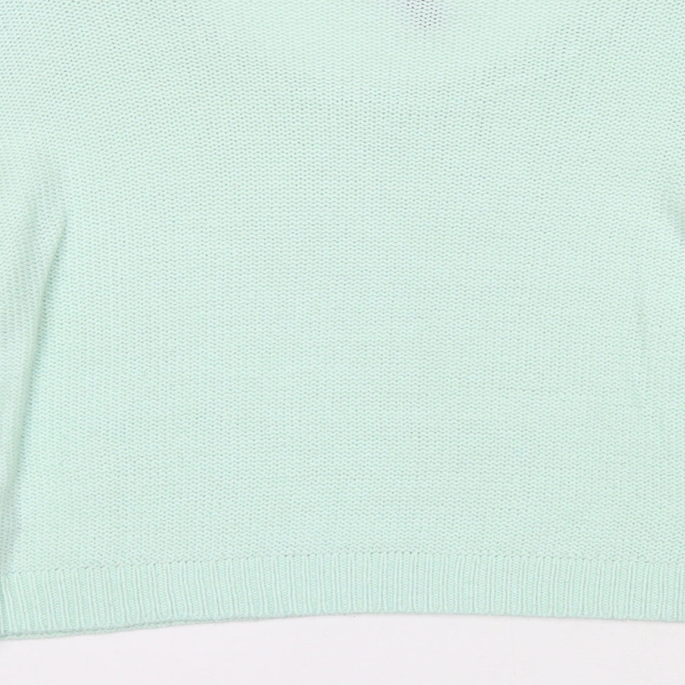 Womens UK Size 6 Divided by H&M Green Pullover Jumper