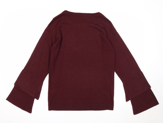Womens UK Size 12 Dorothy Perkins Purple Pullover Jumper