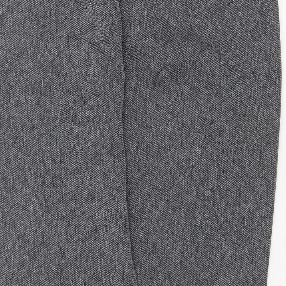 Womens UK Size 12 Dorothy Perkins Regular Fit Carrot Grey Trousers