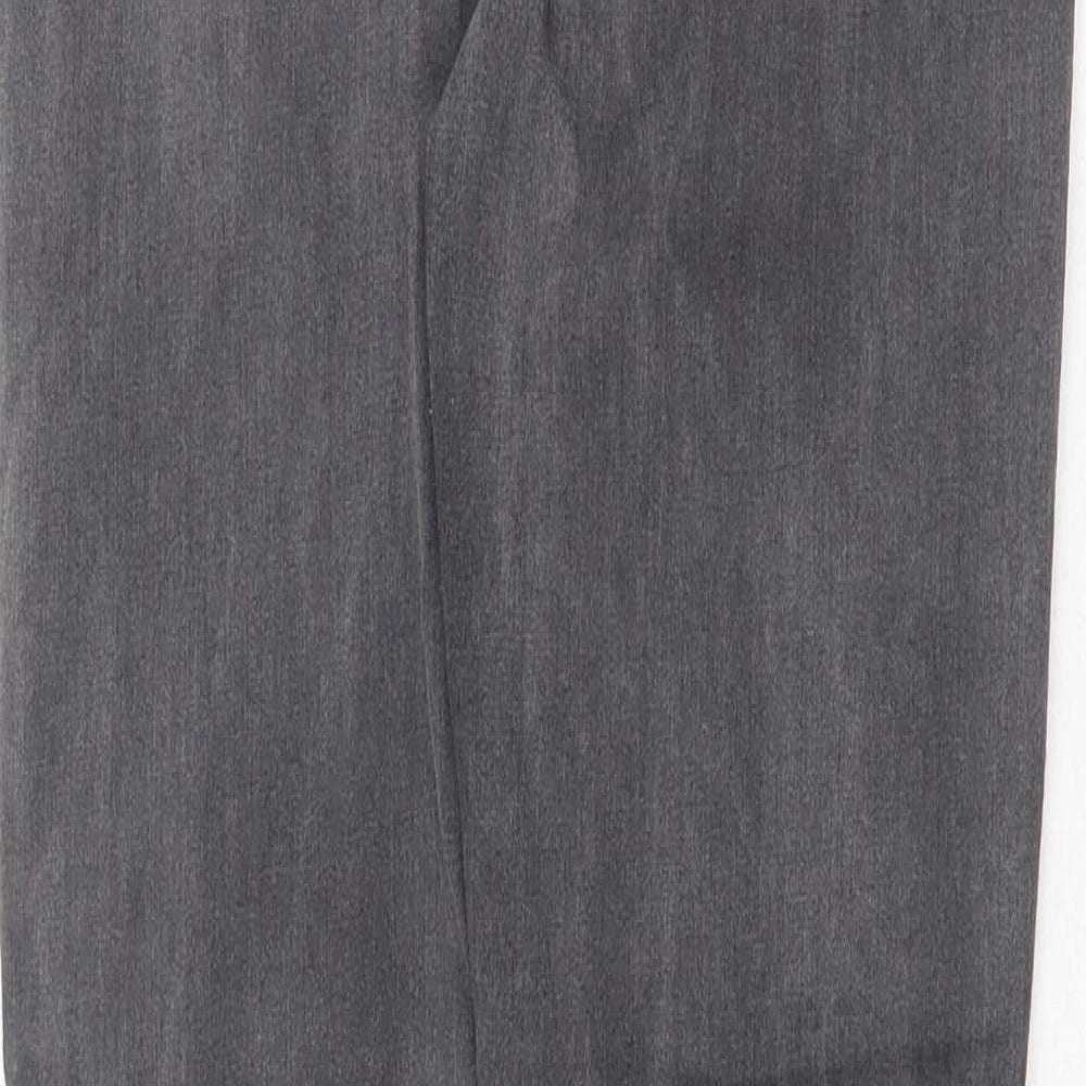 PRETTYLITTLETHING Womens Grey Cotton Skinny Jeans Size 10 Regular Zip