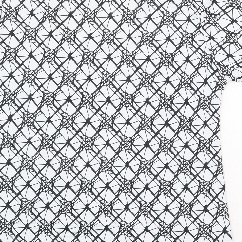 Womens UK Size L Sky Designs White Basic T-Shirt