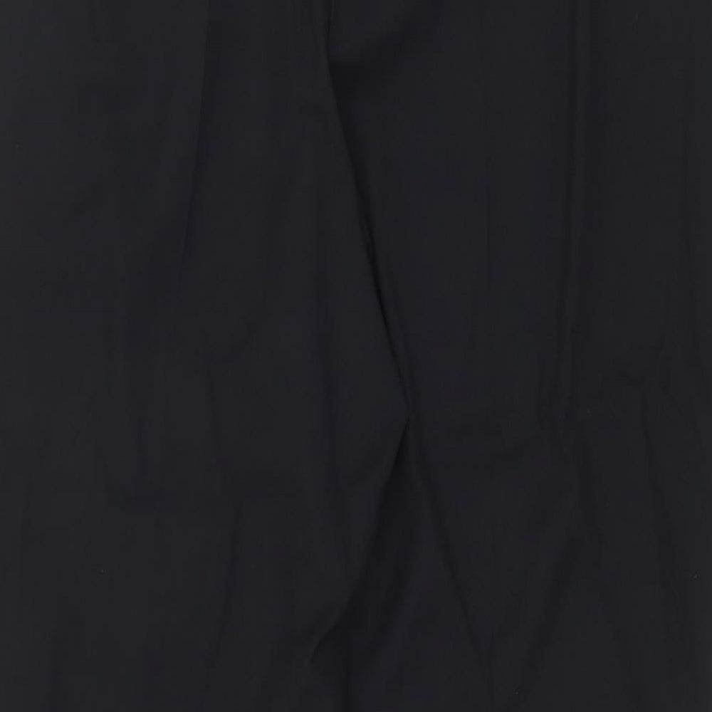 Womens UK Size 18 Marks and Spencer Regular Fit Black Trousers