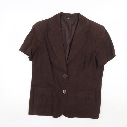 Womens UK Size 12 BHS Brown Jacket