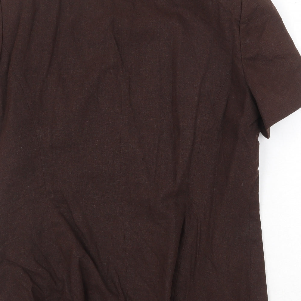 Womens UK Size 12 BHS Brown Jacket